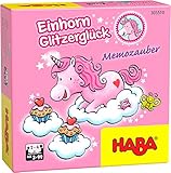 HABA 305510 Einhorn – Glitzerglück Memozauber