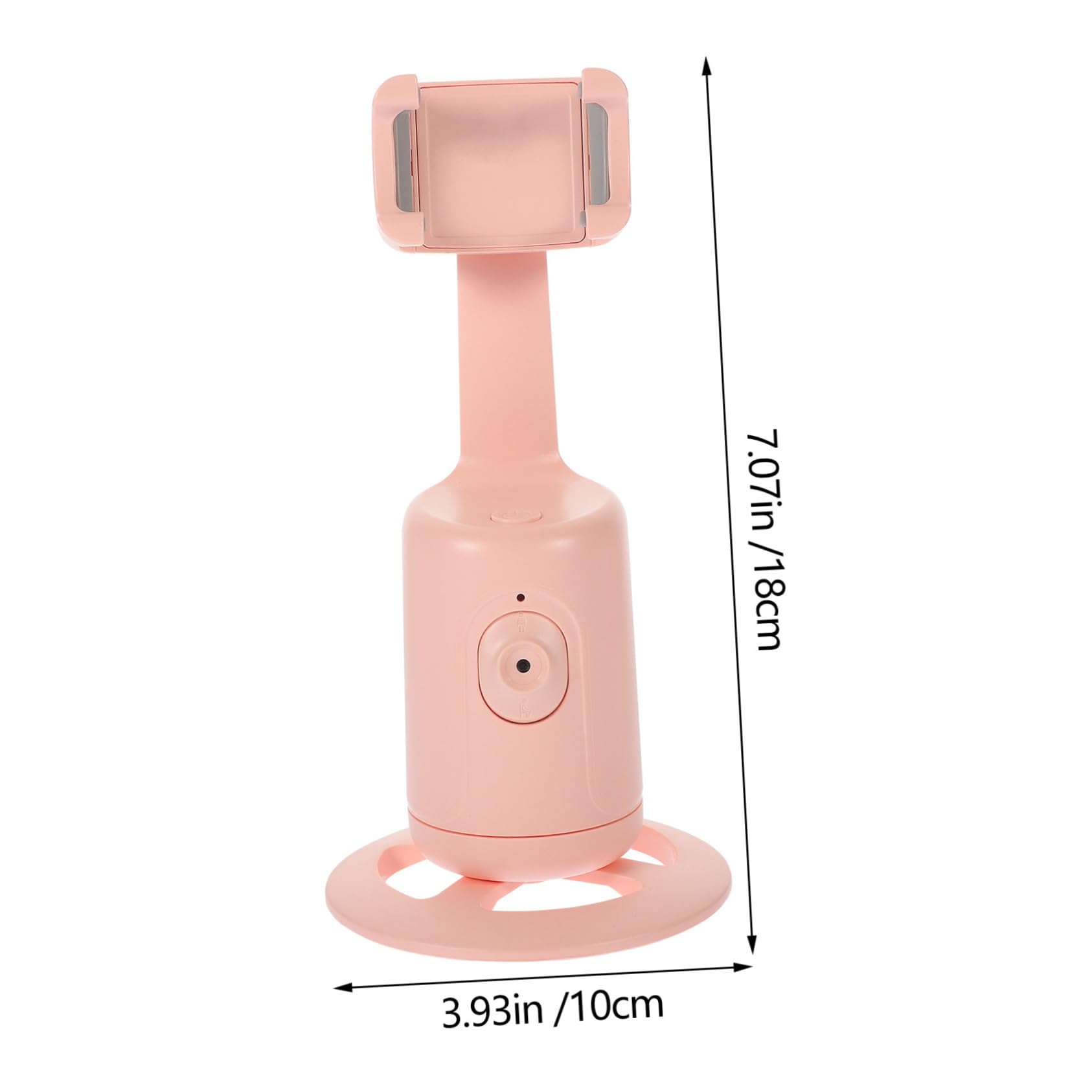 PartyKindom 1pezzi Stand Seguente Per Smartphone Con Rotazione Intelligente Supporto Per Live Streaming e Selfie e Compatibile Con Tutti Telefono