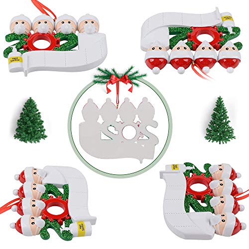 Ztl 2020 Christmas Ornaments Personalized Survived Family Ornament Christmas Tree Ornaments Holiday Decorations Customized Xmas Gifts