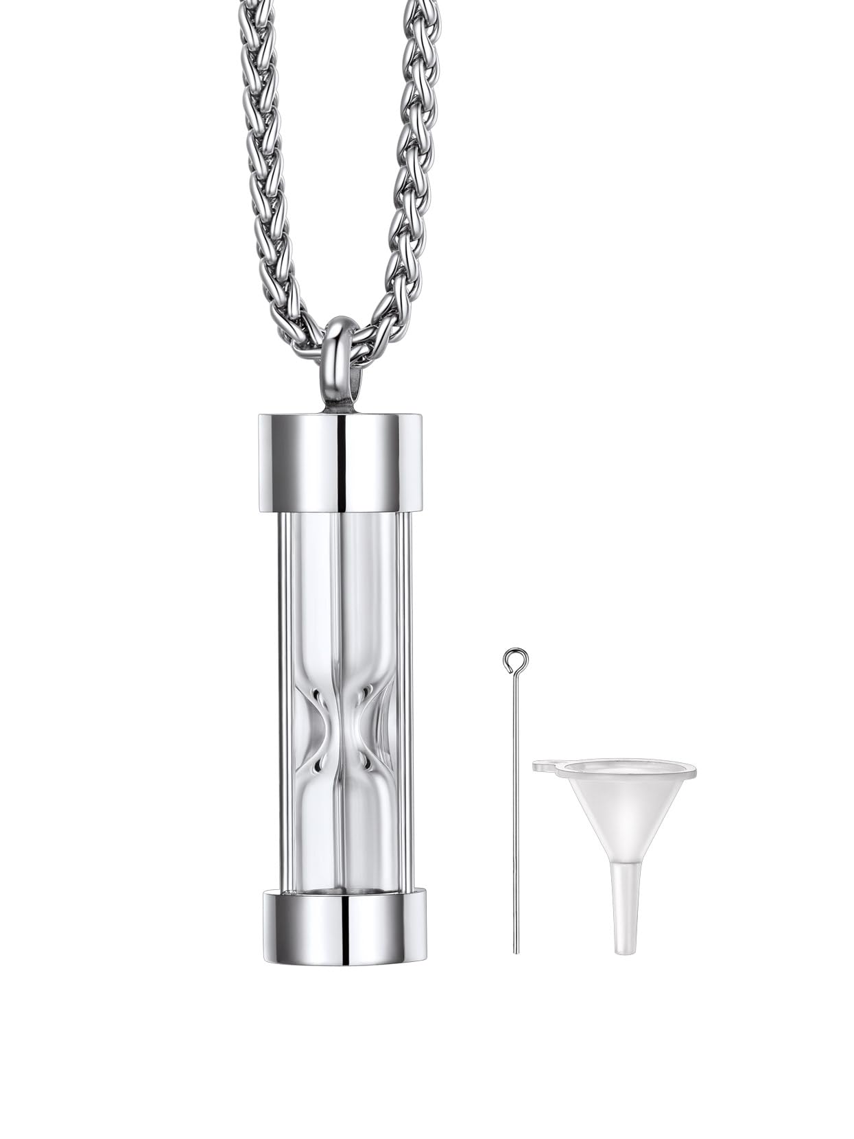 Richsteel Urn Necklaces for Ashes for Women Men Cremation Pendant