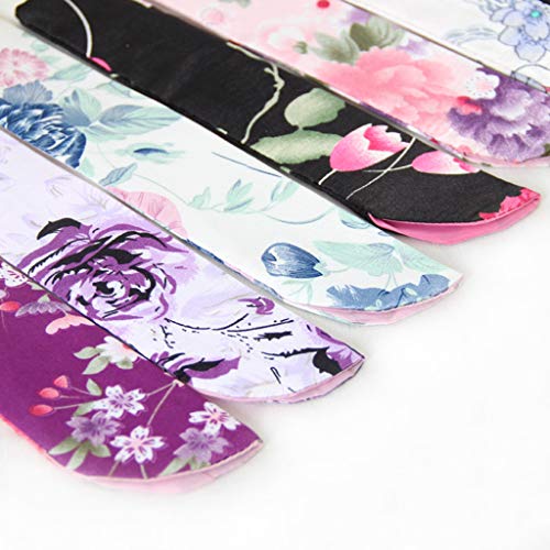 homozy 5x Saco De Ventilador De Mão Dobrável Capas De Bolso De Bolsa De Protetor De Ventilador De Mã