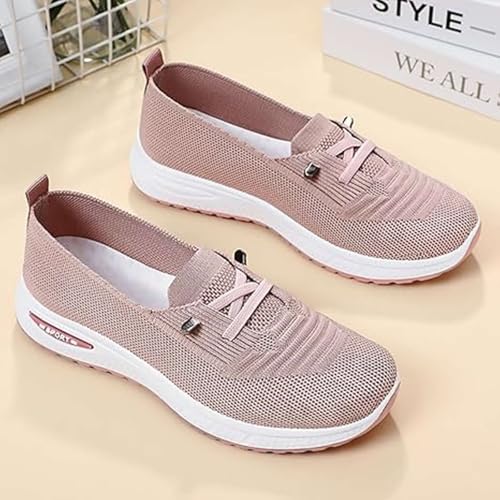 Orthopedic Shoes for Women 2025 Wide Width Closed Toe Comfortable Breathable Walking Shoe Slip On Lightweight Sneakers4