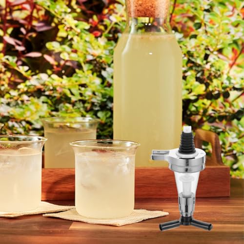 Dispensador de licor para fiestas y coctelería en casa, set de 3 piezas fácil de limpiar 8