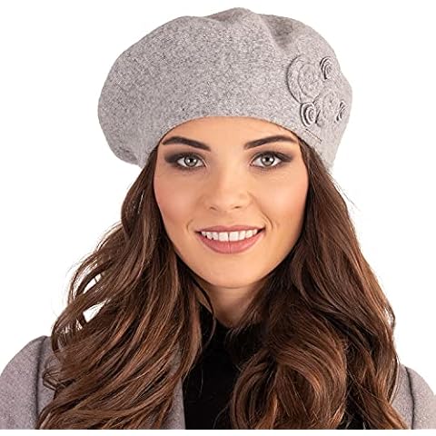 Vivisence Elegant Floral Beret for Women Cover