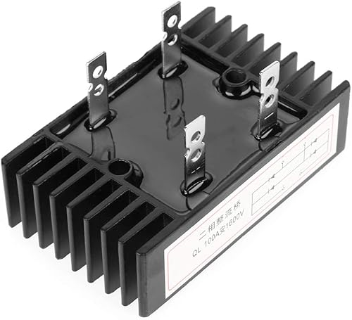 ViaGasaFamido Puente rectificador de puente de diodos de 2 fases 100A 1600V Voltaje de alta potencia Rectificador de puente de diodos de silicio ViaGasaFamido Puente rectificador de puente de diodos de 2 fases 100A 1600V Voltaje de alta potencia Rectificador de puente de diodos de silicio