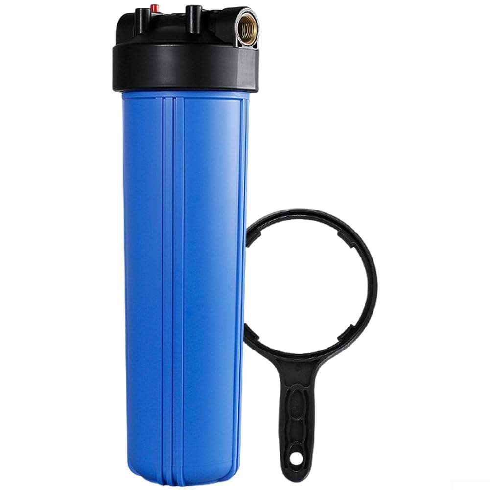 Minhe Vivienda de prefiltro de agua para toda la casa (6 puntos+llave)