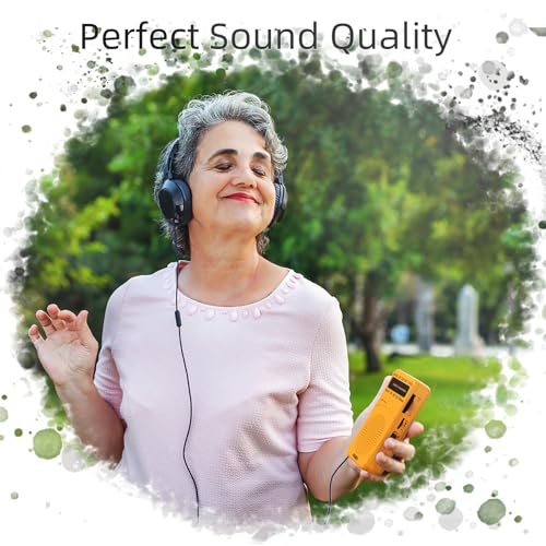 Image of PRUNUS J-166 Portable Radio AM FM, Battery Operated Radio