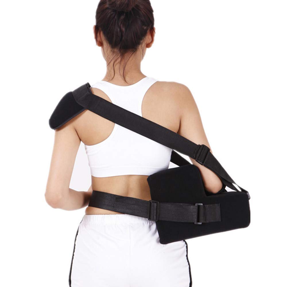 Cabestrillo para Brazo: Cabestrillo médico Transpirable y de diseño ergonómico para Huesos fracturados Rotos: Brazo Ajustable, Soporte del Manguito rotador del Hombro (Adulto),Derecho