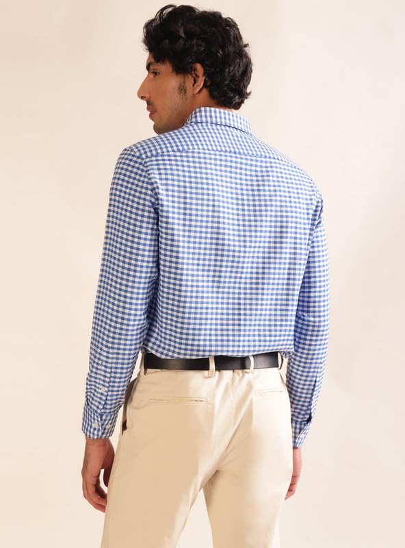 Image of Andamen Men Dobby Full Sleeve Cutaway Shirt