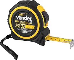 Vonder Plus, Trena Curta De Aço 10 M X 25 Mm.