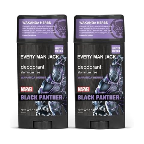 Every Man Jack Deodorant - Marvel Black Panther Cover
