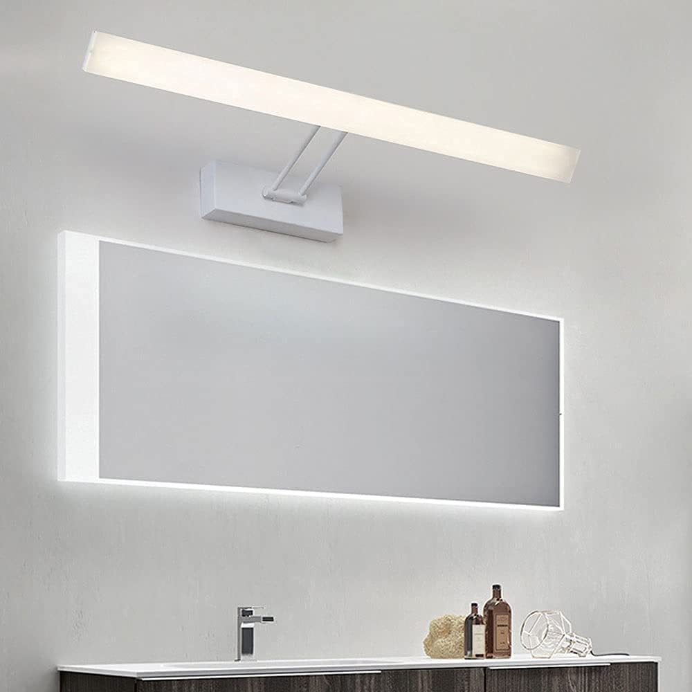 WolFum Spiegelleuchte für Badezimmer, LED-Schminkspiegelleuchte, 8 W, moderne Make-up-Beleuchtung, drehbare Bad-/Schminktisch-Wandleuchte für Toilette, Spiegel, Schrank, Schminktisch, Heimdekoration,