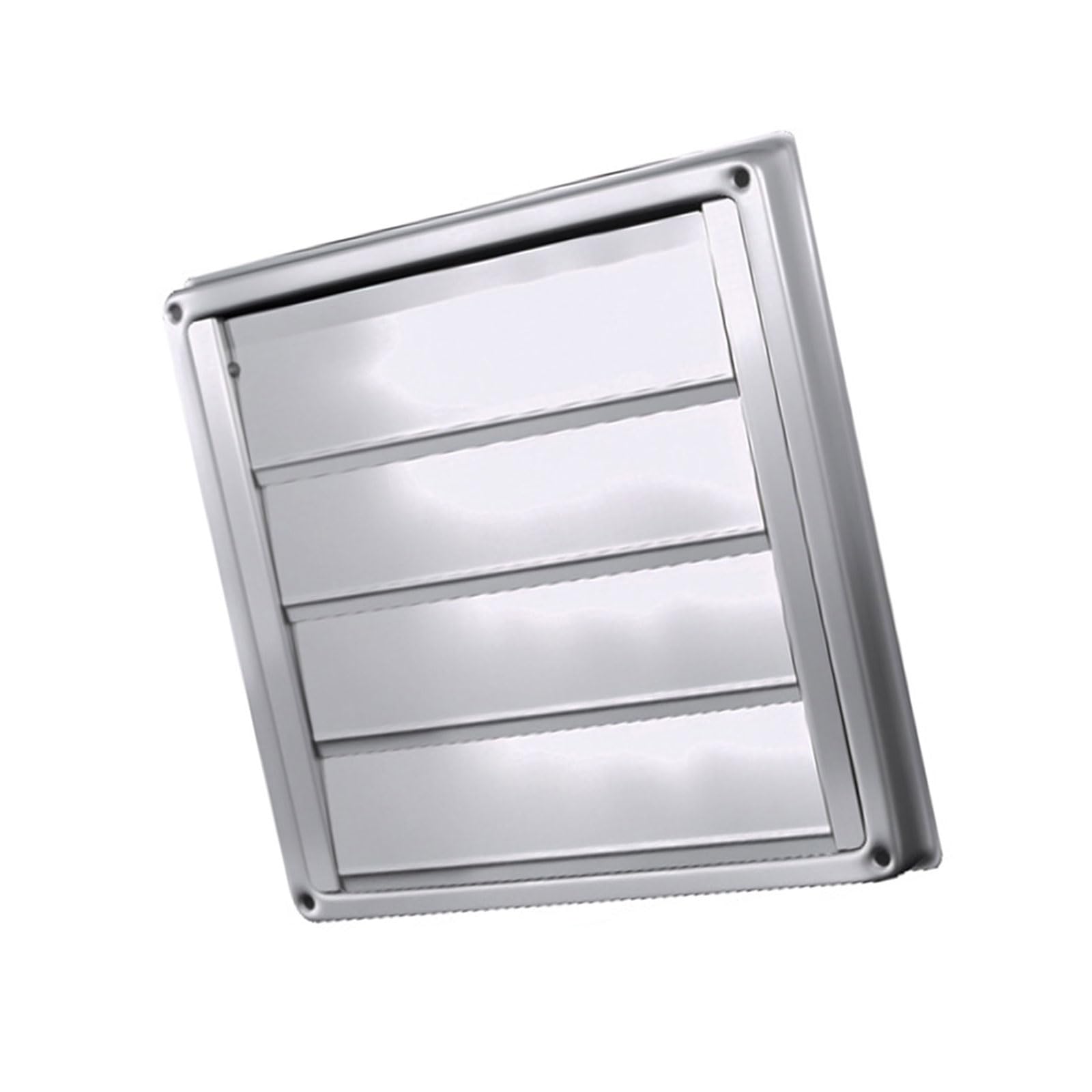 DSLKGWE Multifunctional Stainless Steel Dryer Exhaust Cover with Animal Proof Louvers and Fine Meshes Screen 4/5 / 6inch Variants Impermeable Dryer Outlet Cover