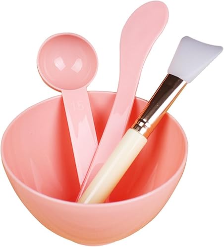 Libcflcc Herramientas de máscara facial de belleza facial, base antideslizante suave, bricolaje, maquillaje, máscara facial, cuchara, tazón,