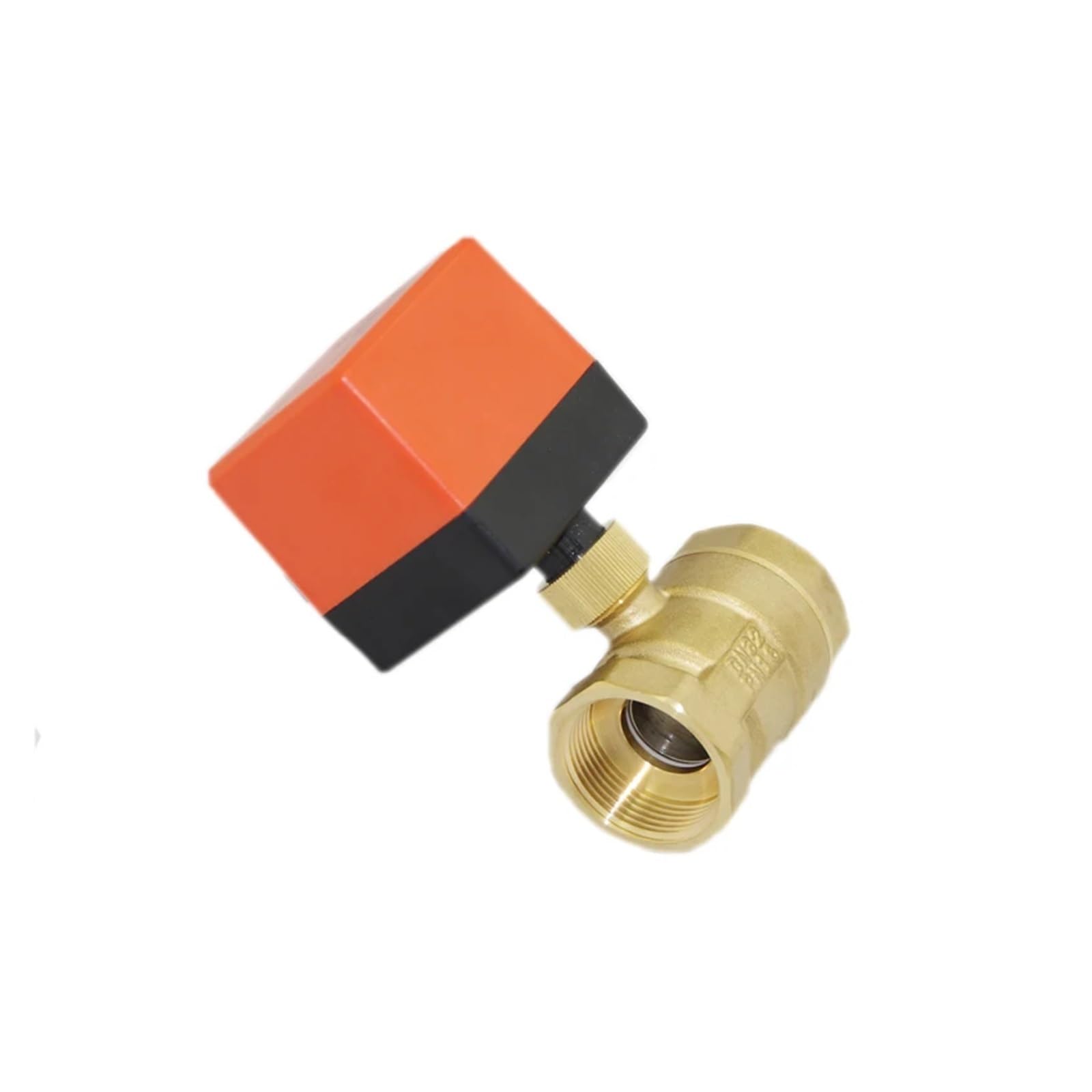 Válvula de bola motorizada de latón, 3 hilos, 2 controles, 1/2", 3/4", 1", 1-1/4", 1-1/2", 2", 2 vías(DN40,12VDC)