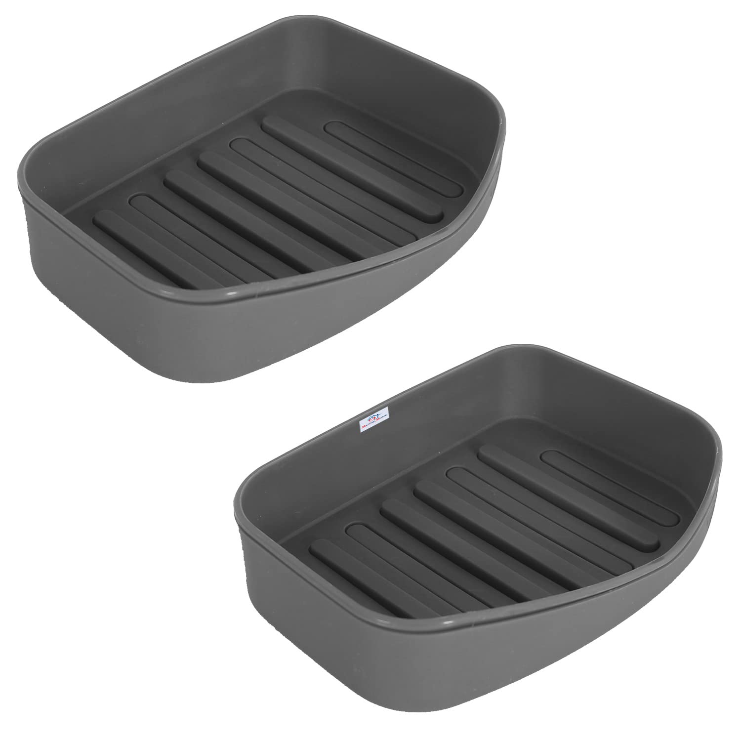 Heart Home Sink Soap Holder|Portable Plastic Double Desk Self Draining Soap Stand|Soap Holder for Kitchen Bathroom,Wash Basin|Pack of 2 (Gray) (B0BL3HR98Z) Amazon Price History, Amazon Price Tracker