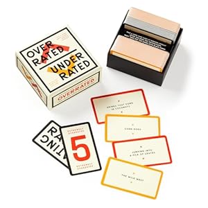 Brass Monkey Underrated Overrated – Social Party Game with 300+ Game Card Prompts for Debating Everything