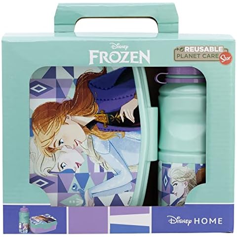 Stor 380ml Disney Frozen Lunch Box Set Cover