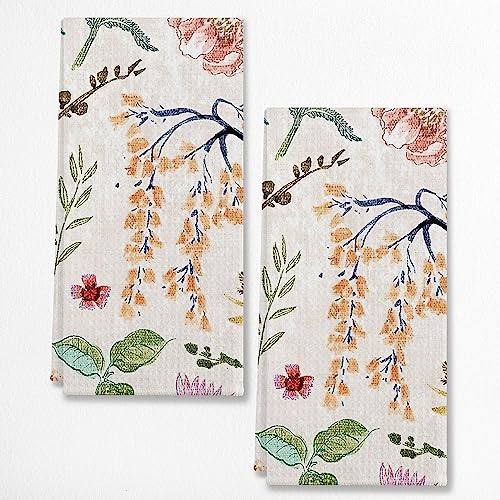Vintage Herbs and Wild Flowers Floral Blossom Cottagecore Kitchen...