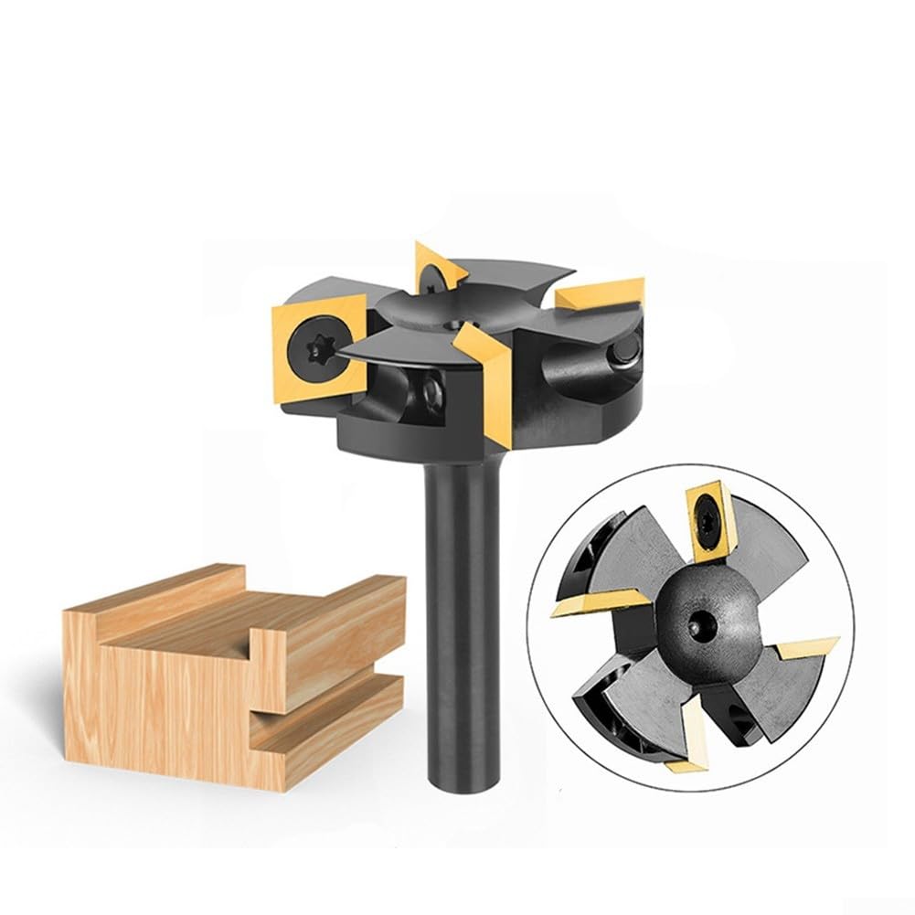Fraise Carbure 40mm Queue 8mm 4 Dents pour bois Fraise Carbure