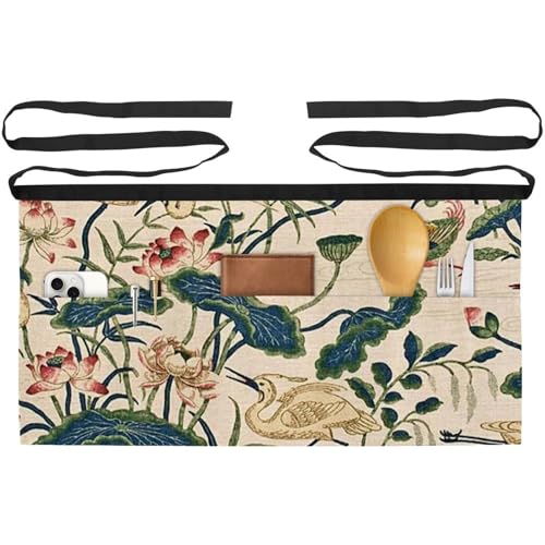 Demi-tablier de cuisine lot de 3 oiseaux pour bistrot et pâtisserie