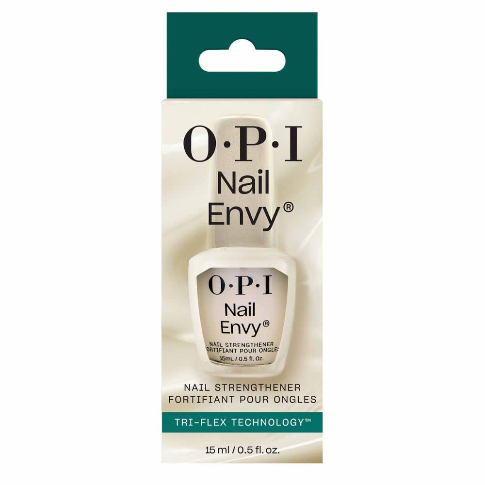 OPI Nail Envy Original Clear Nail Strengthener - Trattamento rinforzante per unghie - Per unghie deboli e sottili - Vegano (15ml)
