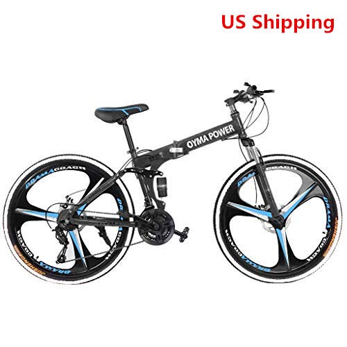 US Shipping Full Suspension Mountain Bike 26 inch 21 Speed 3 Spoke Outroad