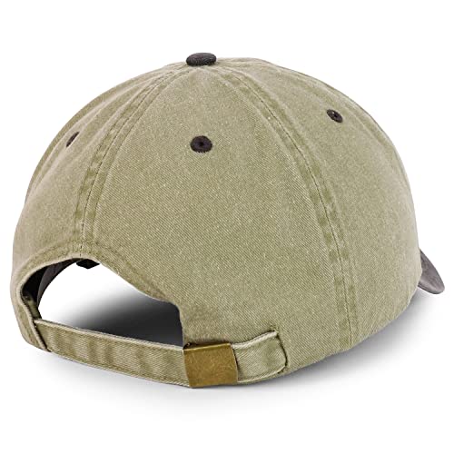 Image of Trendy Apparel Shop Oversize XXL Pigment Dyed Washed Cotton Baseball Cap