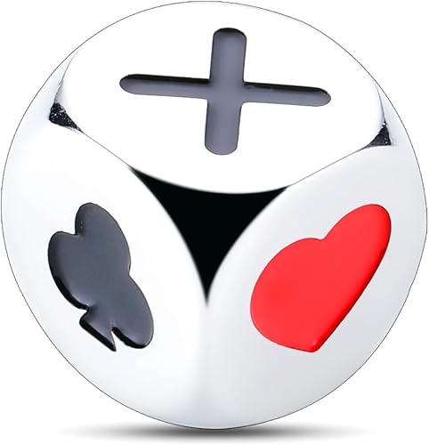 Miniatura 1 de Trump Dice Trump Dados marcadores, indicador Trump Cube Euchre Pinochle Juego de cartas Trump dados para usar con Euchre Pinochle, rellenos de