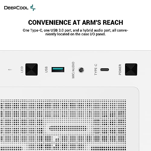 Build My PC, PC Builder, DeepCool CH560 WH