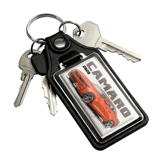 Image of Brotherhood Car Key Chain for Camaro - Classic Models Keychain for Men and