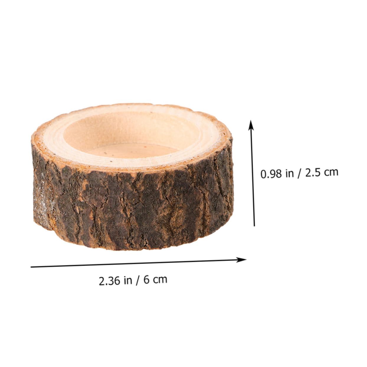 Cabilock 10pcs Wooden Stake Candle Holder Candle Centerpieces Wood Votive Candle Holder Wood Votive Tealight Holder Tea Light Candle Holders Wooden Pillar Candle Stands Wooden Candle Holder