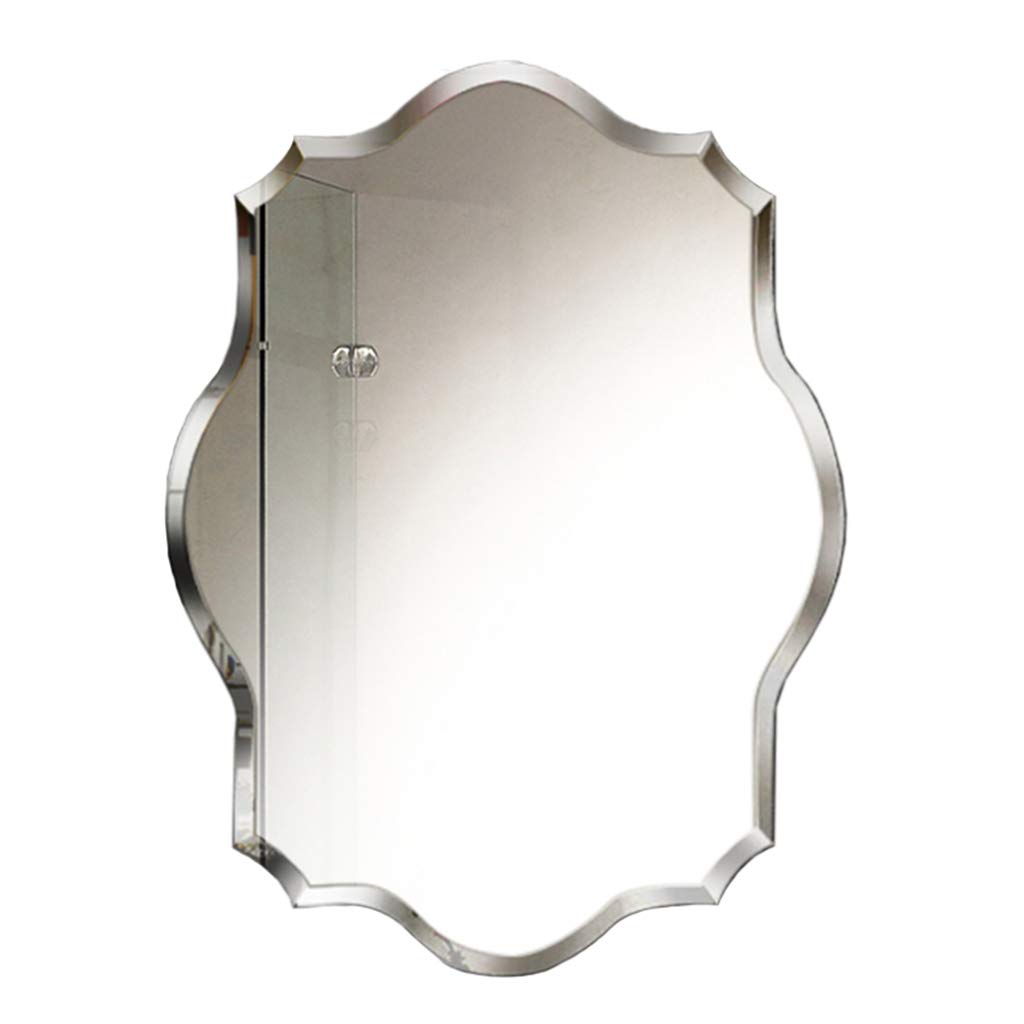 Wall Mount Bathroom Mirrors | Decorative Wall Mirror | Dressing Hanging Mirror | Creative Makeup Mirror | Frameless Mirror | Floating Mirror | Modern Room Decor Mirror