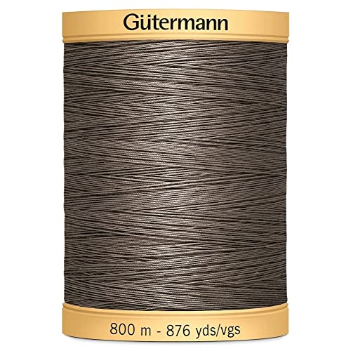 Hilo de algodón para máquina Gütermann 800m Beige miniatura 1