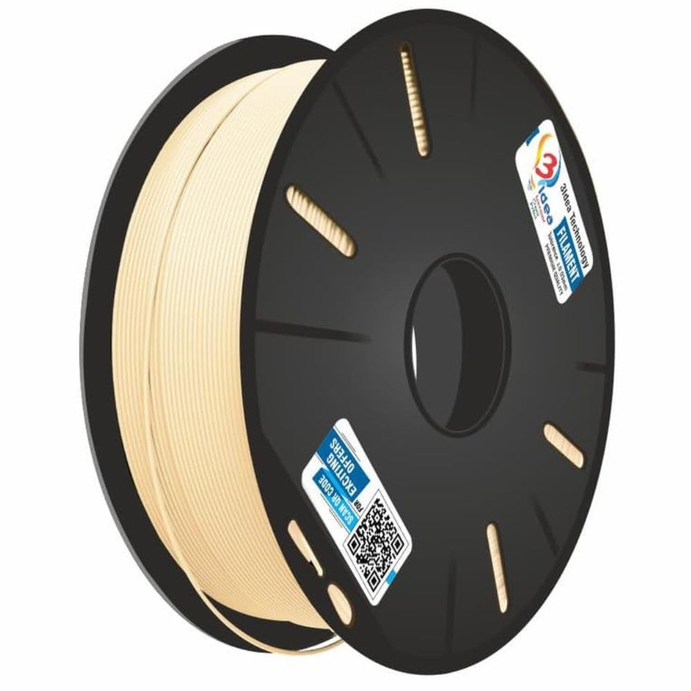 3Idea Premium PLA+ Natural 3D Printer Filament 1.75mm Dimensional Accuracy +/- 0.03mm Net Weight- 1 KG