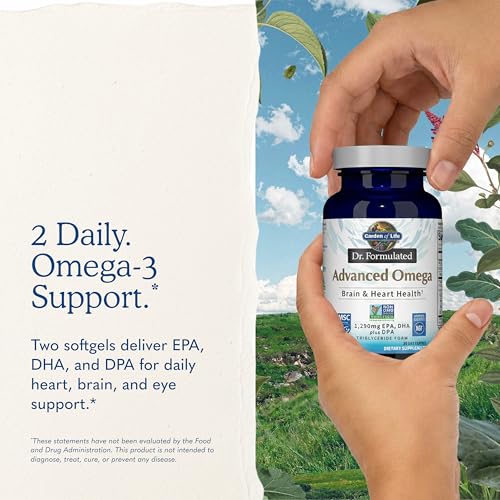 Garden of Life Dr. Formulated Advanced Omega 3 Fish Oil, 60 Softgels - image 7