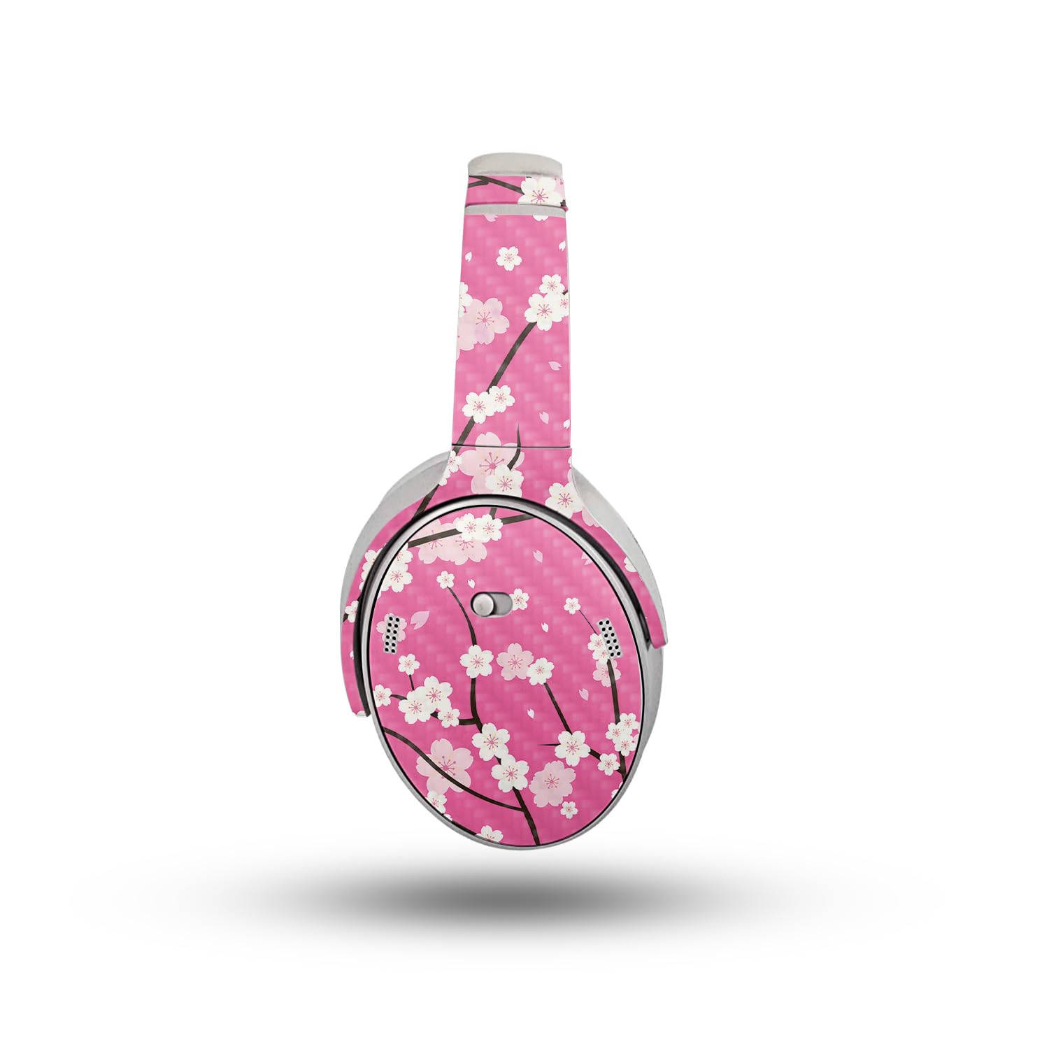 Carbon Fiber Headphone Skin Compatible with Bose QuietComfort Headphones (2023) - Sakura Pink - Premium 3M Vinyl Protective Wrap Decal Cover - Easy to Apply | Crafted in The USA by MightySkins