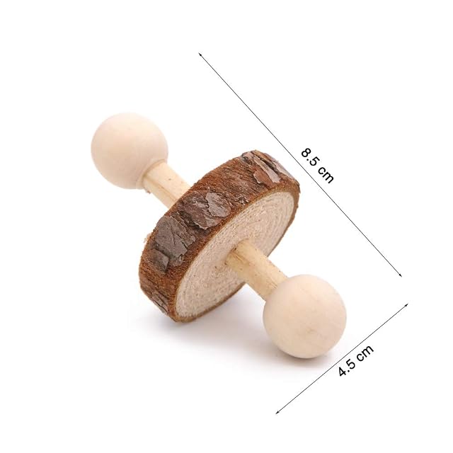 Foto 3 de 7 de Winterworm 6 Piezas de Madera para Masticar Gnaw Throw Toss Juguetes hámster Ratones Chinchillas Conejo…