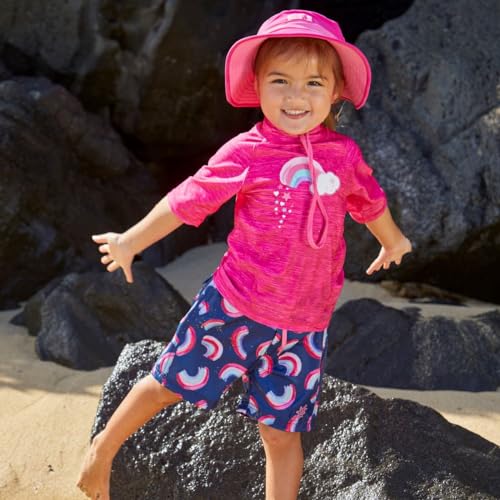 Image of UV SKINZ Girls' Board Shorts with UPF 50+ Sun Protection - Girl's Lined Board Shorts, Girls' Swim Shorts
