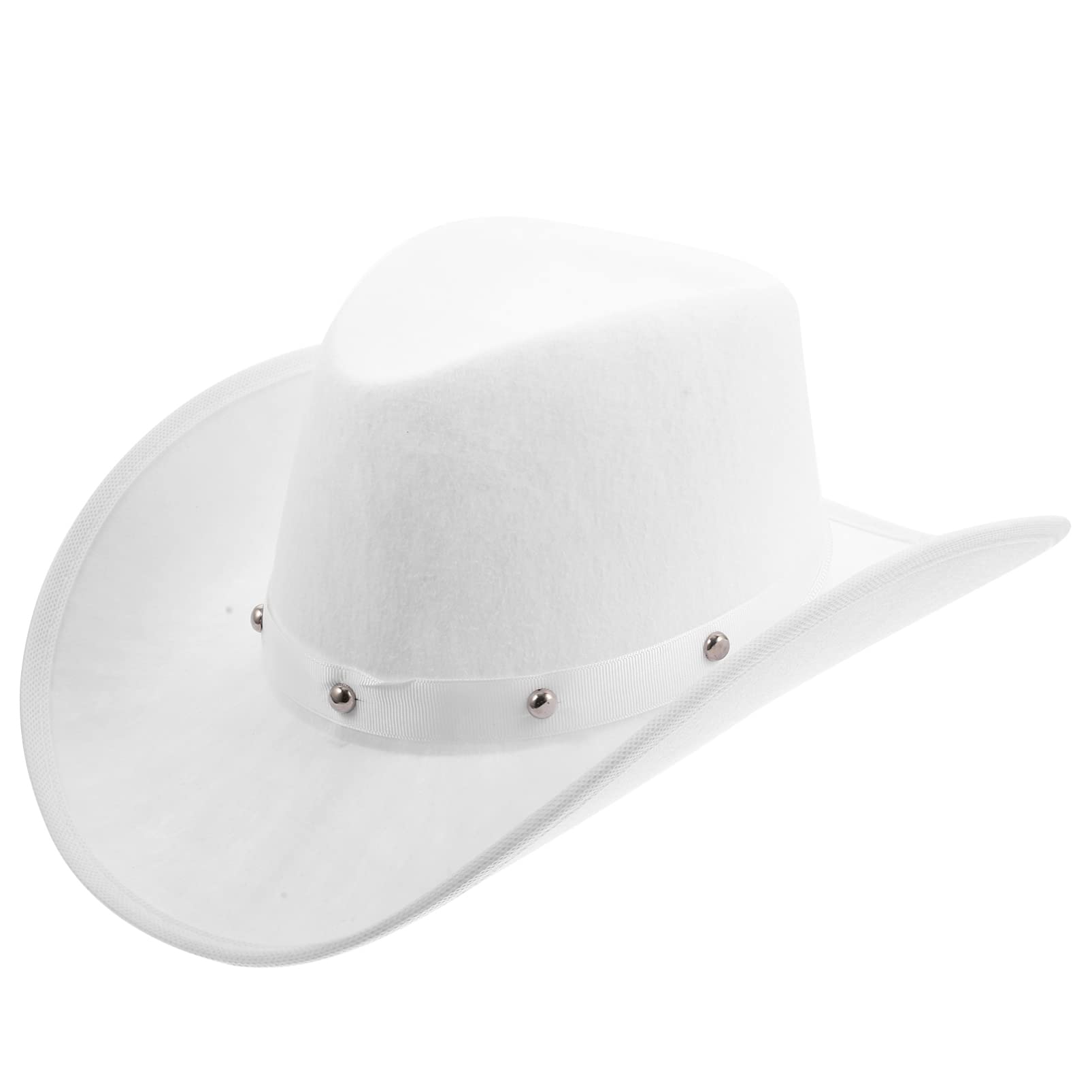 TOYANDONA 2piezas Sombrero Decorativo para Adultos y Sombrero De ala Ancha Accesorio De Disfraz Western Ligero y Portátil para Fiestas y Eventos Al Aire
