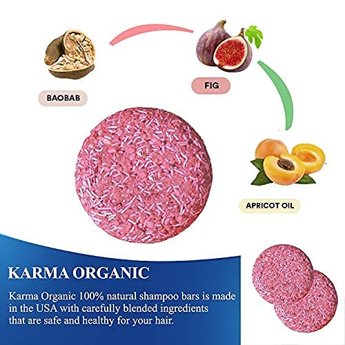 Miniatura 2 de Karma Naturals - Barra de champú vegano suave y dulce - El cuidado del cabello ayuda a garantizar un cabello nutrido y saludable