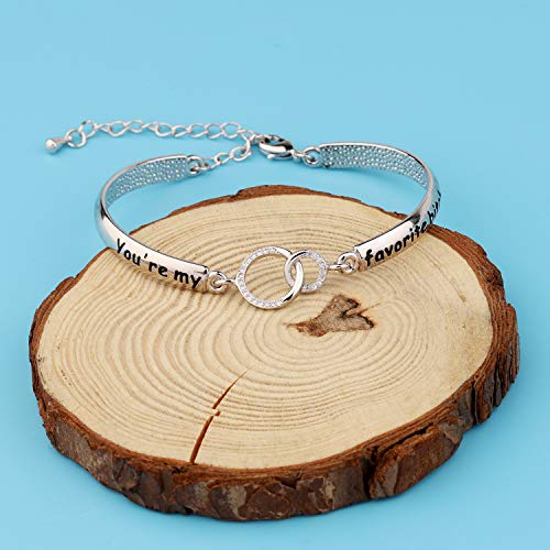 Zuo Bao Funny Couple Bracelet You're My Favorite Asshole/Bitch Couples Jewelry Husband Gifts Boyfriend Bracelet3