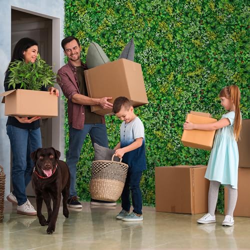 Grass-Wall-Artificial-Tropical-Boxwood-Panels-20x2012pcs-Privacy-Hedge-Fence-Screen-with-UV-Protection-Greenery-Backdrop-for-Indoor-Home-Wedding-Decor-and-Outdoor-Patio-Backyard Grass Wall Artificial Tropical Boxwood Panels 20x2012pcs Privacy Hedge Fence Screen with UV Protection Greenery Backdrop for Indoor Home Wedding Decor and Outdoor Patio Backyard