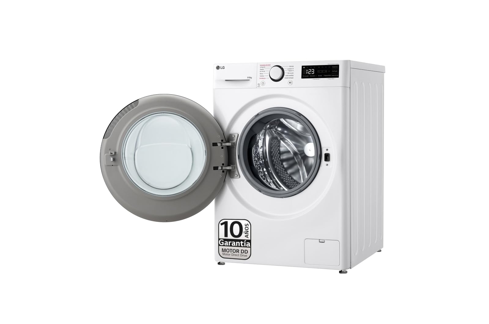 LG F4DR6009A1W Intelligenter Wäschetrockner AI Direct Drive TM, Turbowash 360°, 9/6 kg, 1400 U/min, 10% effizienter als A (Waschen) / D (Trocknen), Serie 600, Weiß