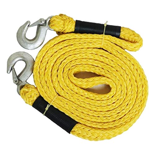 Remolque de cuerda de remolque de carreras con doble engrosamiento correa de tracción de cuerda de tracción for camiones pesados ​​de alta resistencia o SUV rescate de emergencia en vehículos todo ter