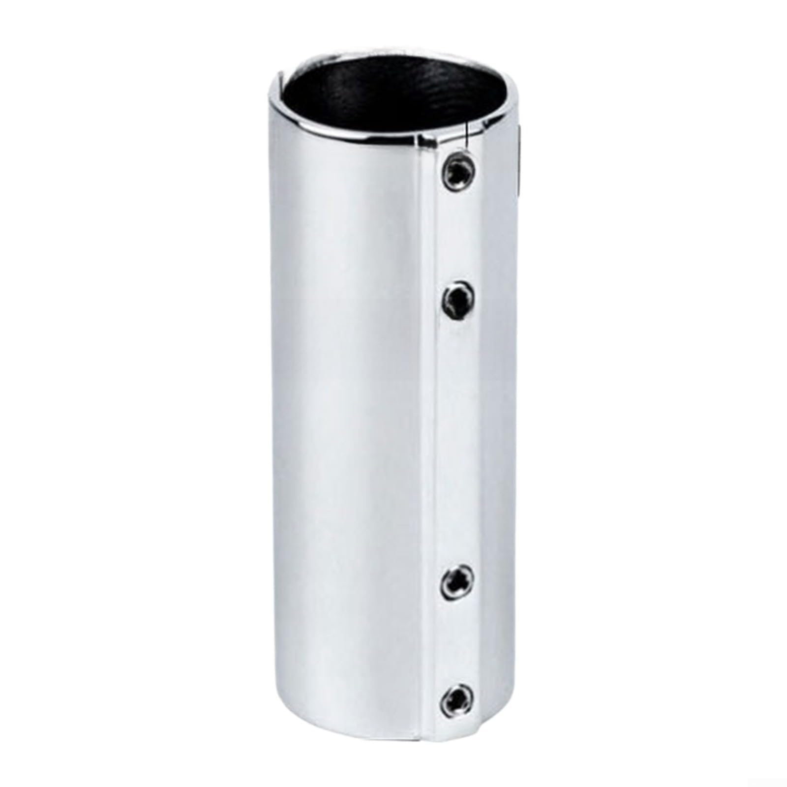 Megatwix 22Mm 316 Stainless Steel Marine Deck Rail Fitting, Handrail Straight Pipe Connector For Yacht & Ship, Thickened Polished Hardware For Kayak Canoe Rafting Accessories,Normal