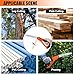 Folding Hand Saw 8 Inch with Safety Hand Guard, Heavy Duty Pruning Saw for Tree Trimming & Camping, High Carbon Steel Triple-Cut Razor Teeth for Wood, PVC, Bone, Survival Gear