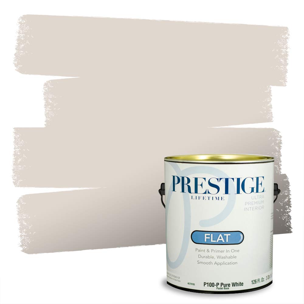 PRESTIGEInterior Paint and Primer in One, Handkerchief, Flat, 1 Gallon