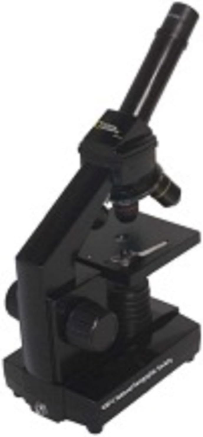 National Geographic Advanced Compound Microscope for Kids – Battery Powered 40X-1024X Zoom Microscope Including Science Kit - LED Illumination & USB Eyepiece Directly Connects to Computer