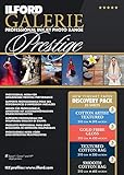 ILFORD 2004976 GALERIE Prestige Fine Art Discovery Pack - 8.5 x 11 Inches, 20 Sheets